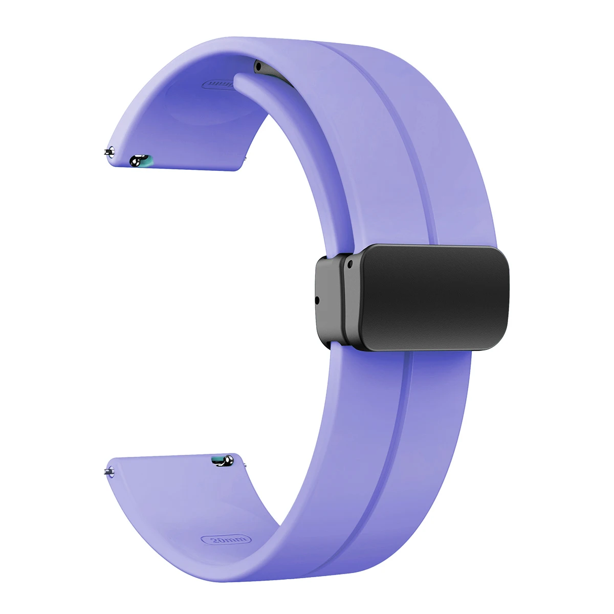 Silicone Magnetic Bracelet Watch Band (18/20/22mm)