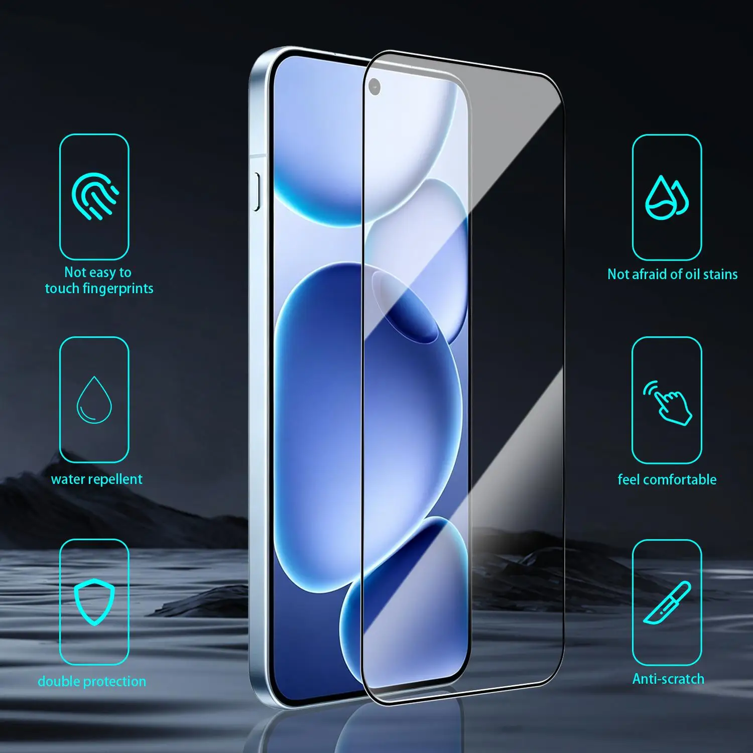 Multi-Pack Easy Install Screen Protector for OPPO Find X9 Series - Premium Tempered Glass Dust-Free HD Film
