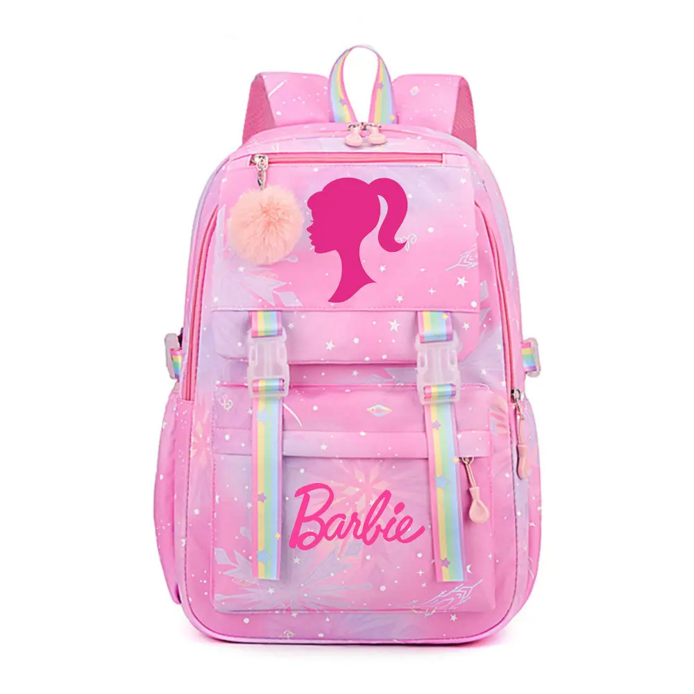 Children Backpack Barbie Boy Girl Kids School Book Bags Canvas Travel Laptop Backpack