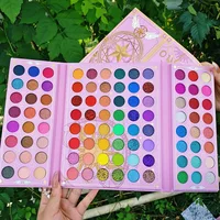 Boutique 96 Colors Eye Shadow Plate Shimmer Matte Sequin Eyeshadow Colorful Stage Ball Dedicated Neon Eyeshadow Palette Beauty 1