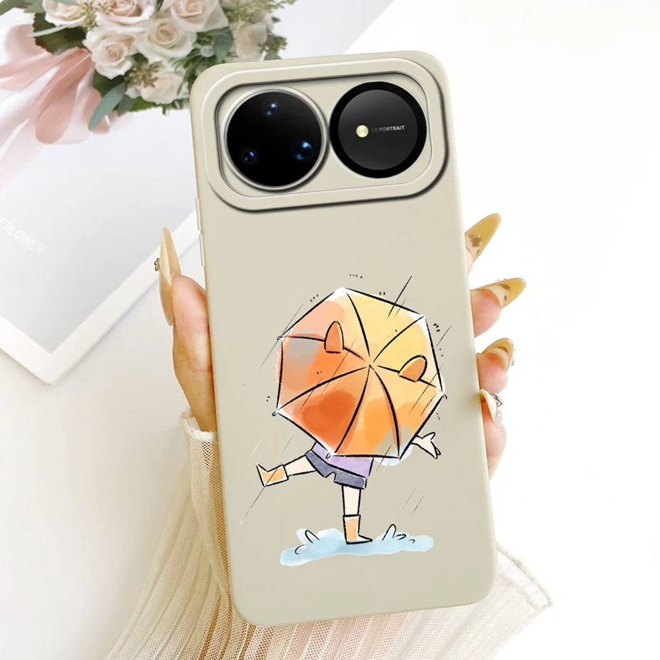 Cute Panda Duck Cartoon Soft Silicone Case