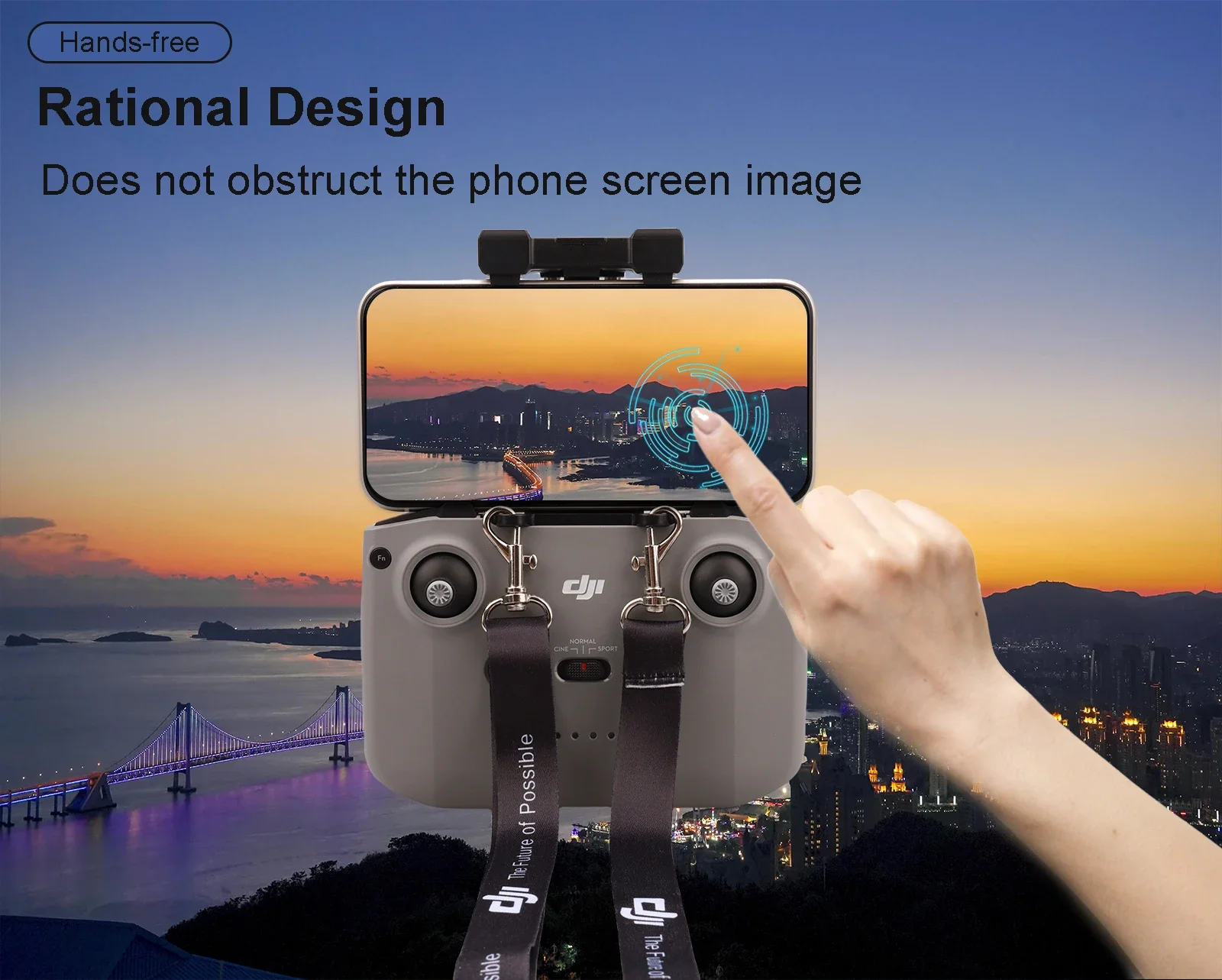 Description Picture 2 of itemRemote Controller Lanyard Strap w Fixed Hook for DJI Mini 3 4 Pro/MINI 2/Air 2S/3/Mavic 3/ DJI RC N1 N2 Drone Accessories