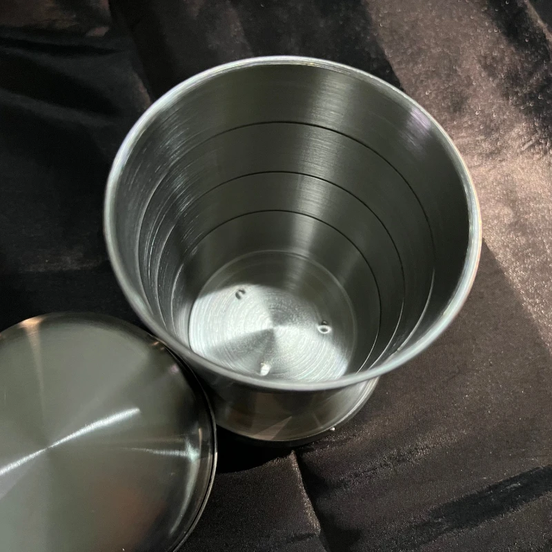 75ml/150ml/250ml Portable Stainless Steel Folding Cup Outdoor
