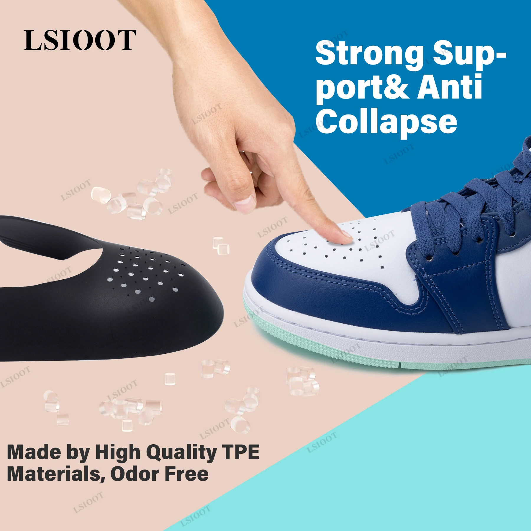 Shoe Tree Shoe Creases Protector Anti Guard to Prevent Sneaker Creases for Men Women Size