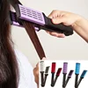 Pro Hairdressing Straightener Nylon Hair Straightening Double Brushes V Shape Comb Clamp Not Hurt Styling Tools DIY Home 1