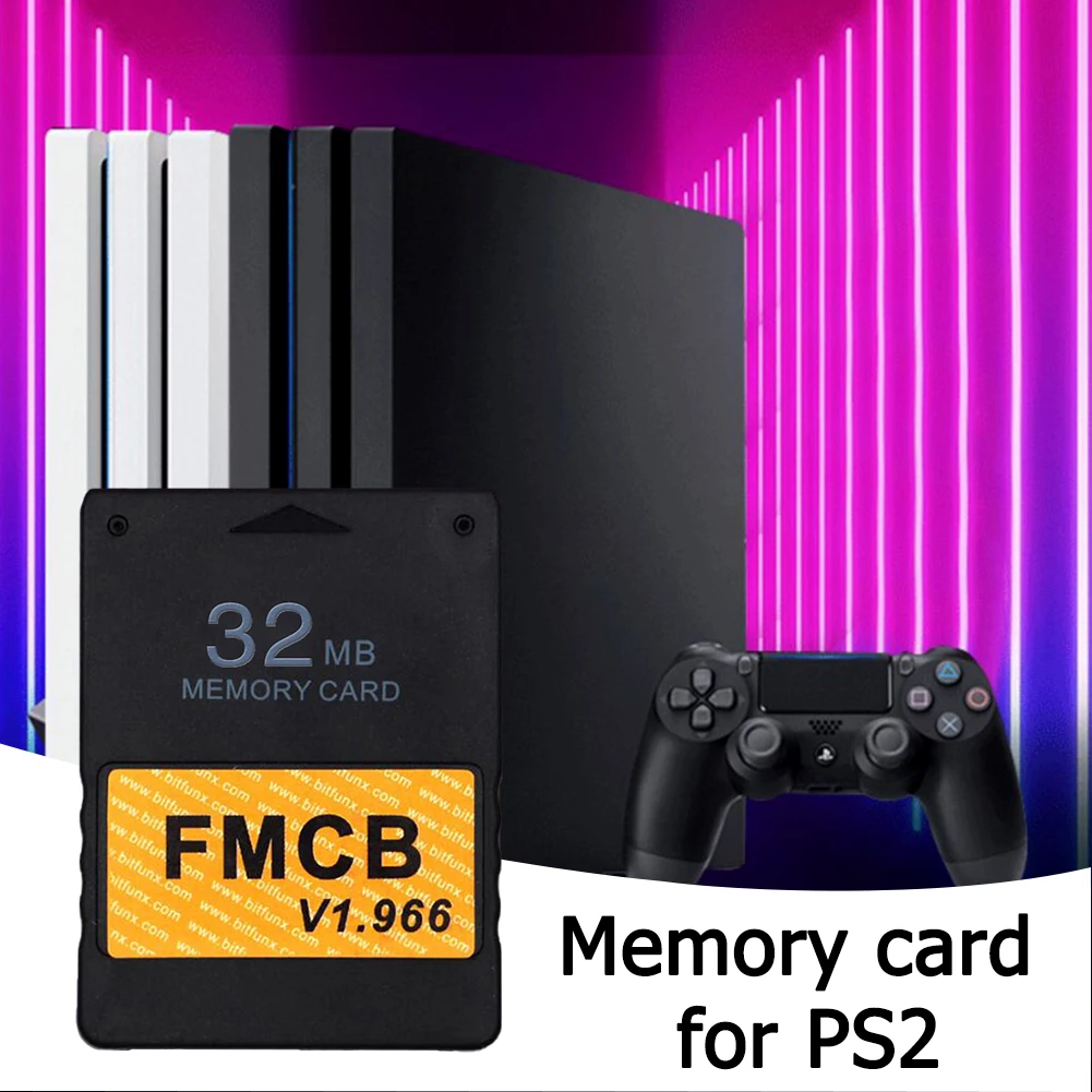 Memory Card Free Game Data Stick Module McBoot v1.966 8MB/16MB/32MB/64MB for Sony PS2 Playstation FMCB Game Saver