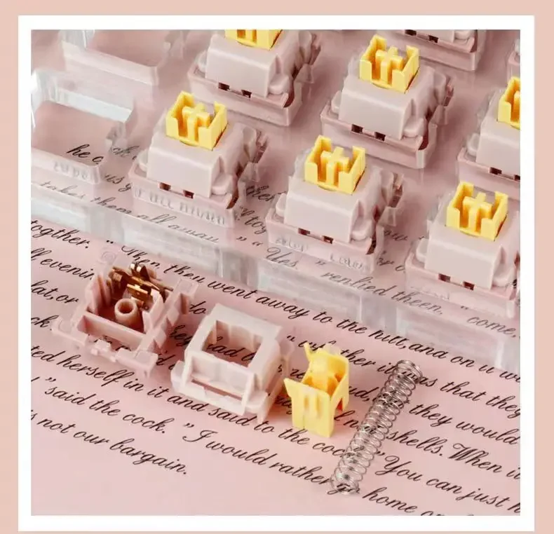 Outemu-Silent Peach Switch V2, Mudo Limão Switches,