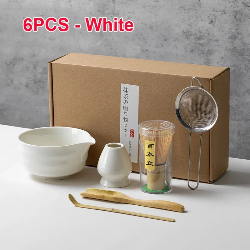 6PCS White