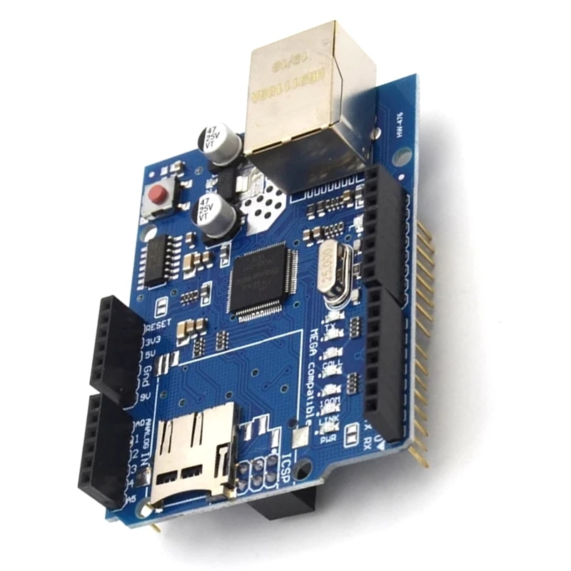 Shield Ethernet Shield W5100 R3 Mega 2560 1280 328 UNR R3 Only W5100  ,  