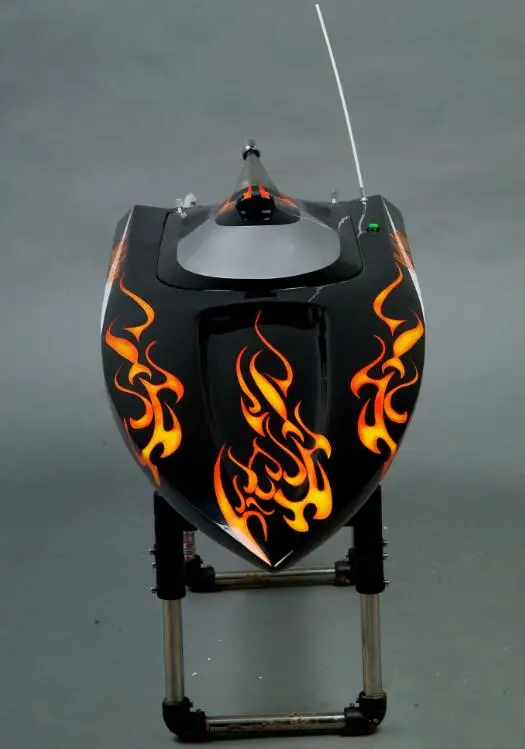 DTRC G30D 30CC Black Fiber Glass 65KM/H Gasoline Racing ARTR RC Boat W/ Radio System Speedboat Boy Toys THZH0070-SMT7 6