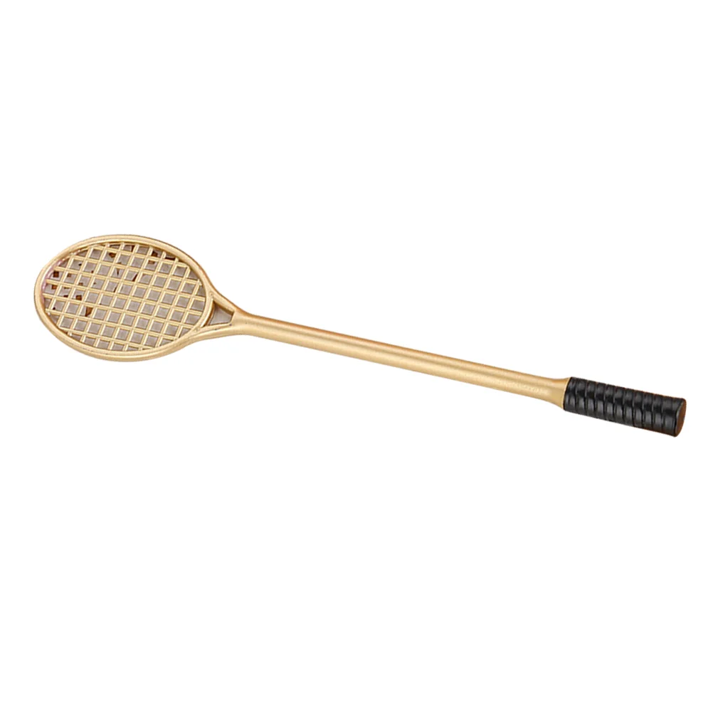 

Adorable Tennis Racket Pens 05mm Fine Point Gel Ink Pens Student Stationery Gift (Gold)