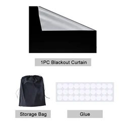 Ultimate DIY Portable Blackout Window Curtain - Premium Light-Blocking Fabric - 150x100cm (Set B)