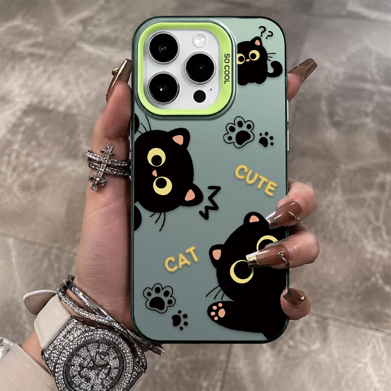 Chic Black Cat Phone Case