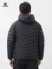 Kelme Outdoor Lightweight Down Jacket Men's Winter New Hooded Warm Pork Rib Windproof Mountaineering Jacket 5