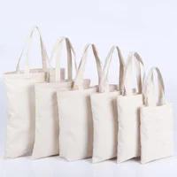 Large Capacity Canvas Shopping Bags DIY Painting Pattern Handbag Folding Eco-friendly Cotton Tote Bags 6