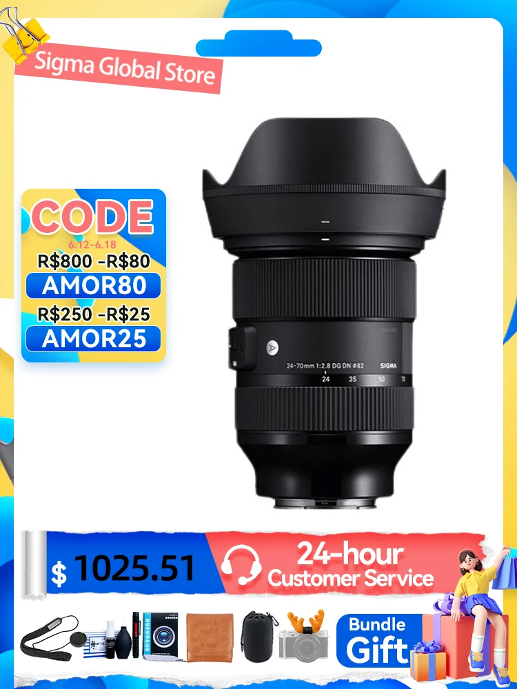 Sigma 24 70mm F2.8 DG DN Original Standard Zoom Lens Full Frame