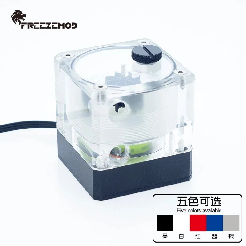 

Резервуар для воды со встроенным водяным насосом FREEZEMOD, общая высота 7 см с индикатором потока, для системы водяного охлаждения PUB-M4YT