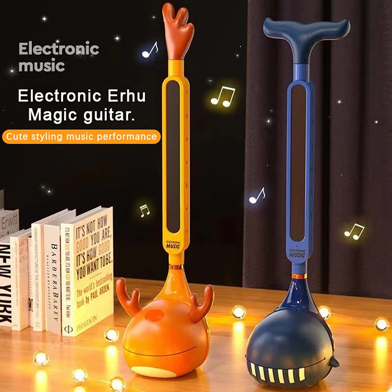 1Pc Otamatone japoński elektroniczny Instrument muzyczny dla dzieci Tomatone syntezator elektryczny kijanka Kawaii Kid Kalimba Piano