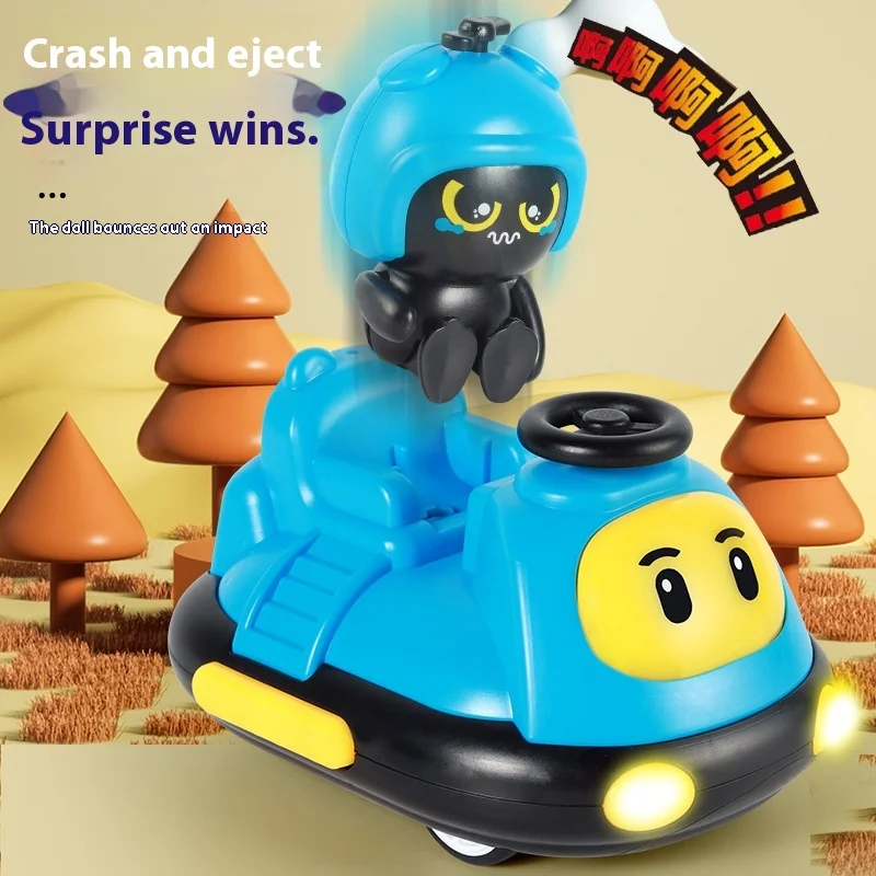 Remote Control Kart Cartoon Mini Children'S Bumper Car Parent-Child Interaction Drifting Collision Ejection Boy Toy 5
