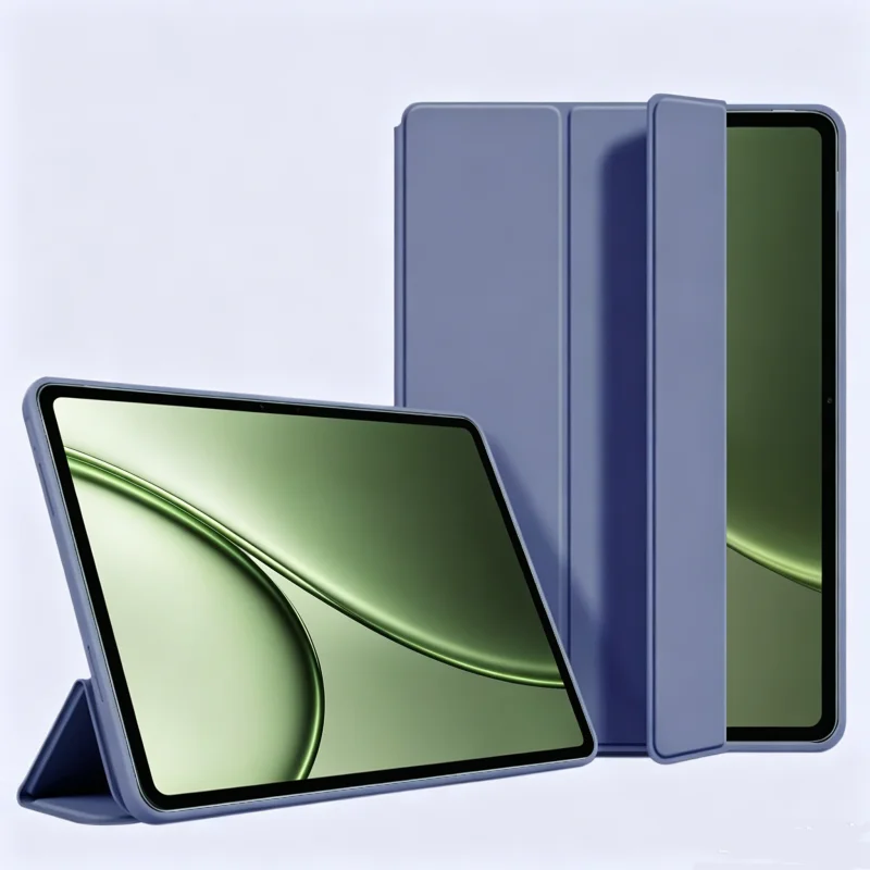 Enhanced Product Title: Premium PU Leather Soft Back Stand Tablet Case - 13.2 Inch