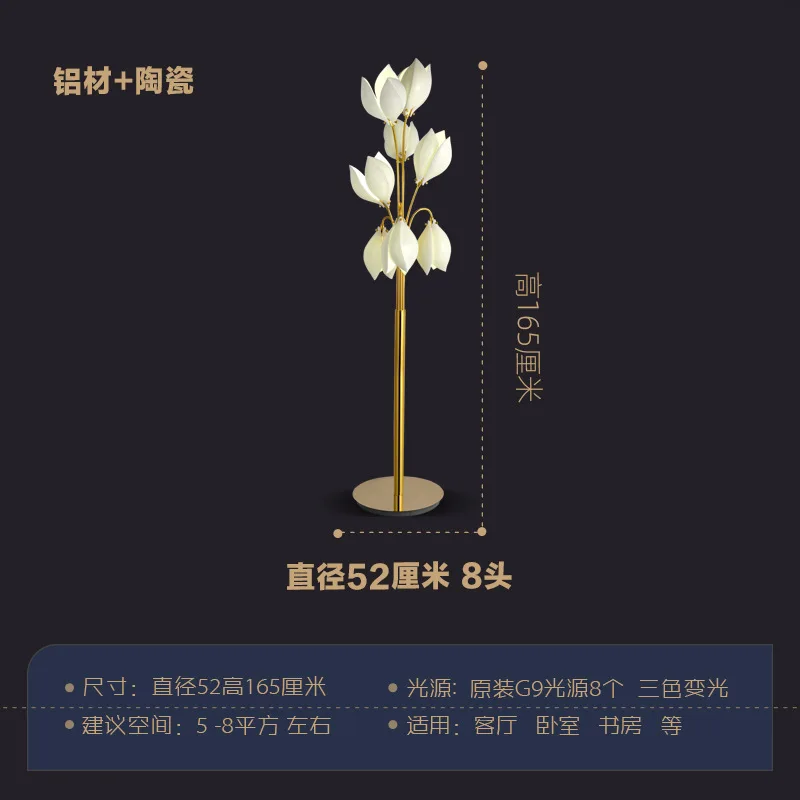 ما بعد الحداثة بسيطة مصابيح طاولة غرفة المعيشة فيل...