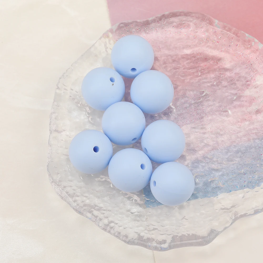 Cordial Design 100Pcs 12/15MM Choose/Silicone Material Beads/Baby Edible Beads/Chewable/Jewelry Accessories/DIY Making Findings - cordial