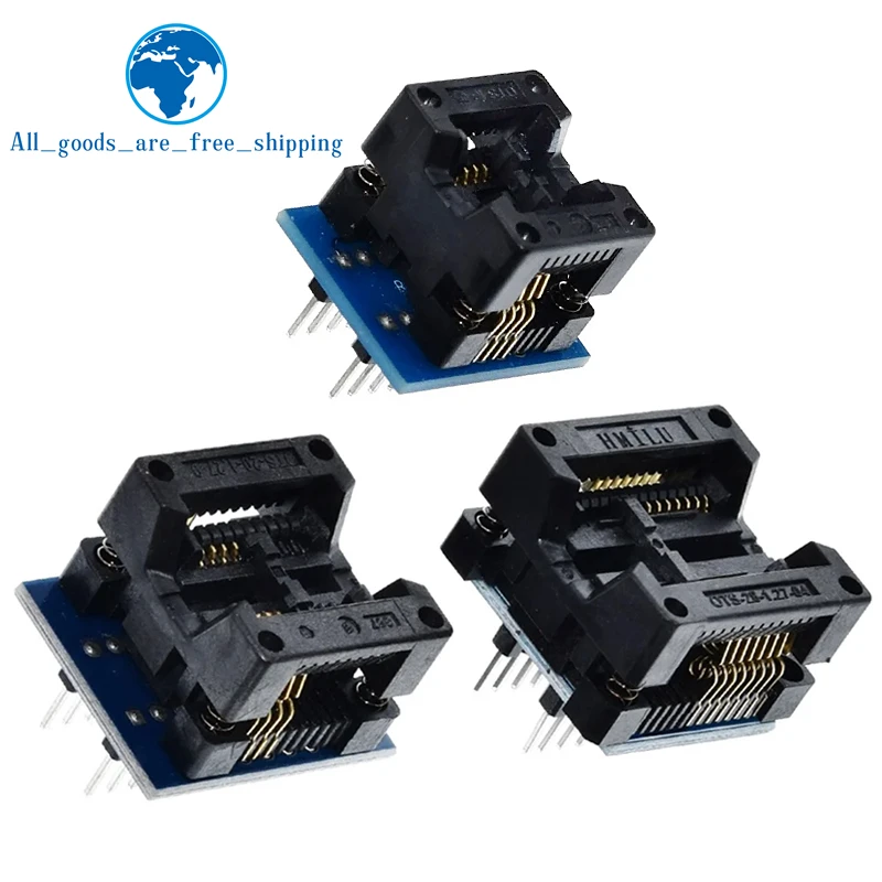 1/3PCS SOP16 zu DIP8 Wide-body Sitz Breite 150mil 200mil 208mil 209mil 300mil Programmierer SOP8 Adapter buchse für EZP2013 CH341A