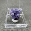 Natural grape agate mineral specimen + box sie 3.4 cm + healing quartz crystals and stones rock gemstone 5