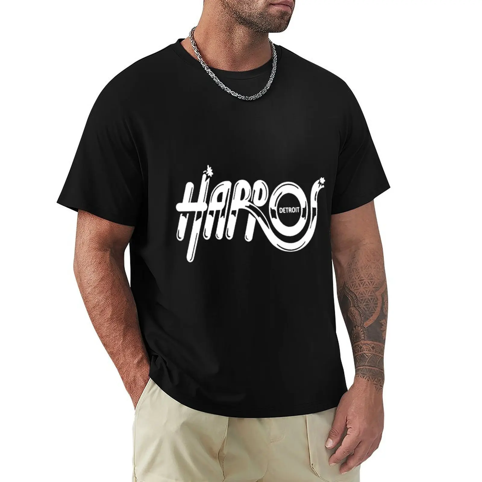 

Harpos Detroit T-Shirt boys whites animal prinfor boys mens graphic t-shirts funny
