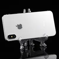 1/12PCS Acrylic Easels Table Top Plate Holder Clear  Plastic Dish Bowl Display Stand Rack Wedding Photo Frame Storage Decoration 2