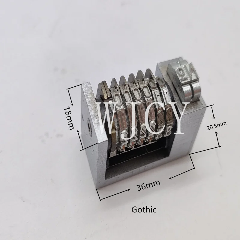 

2 шт., 6 цифр, 4 х8, Готическая номера шрифтов, устройство для прыжков, 0, .... 2 цифры, погружение