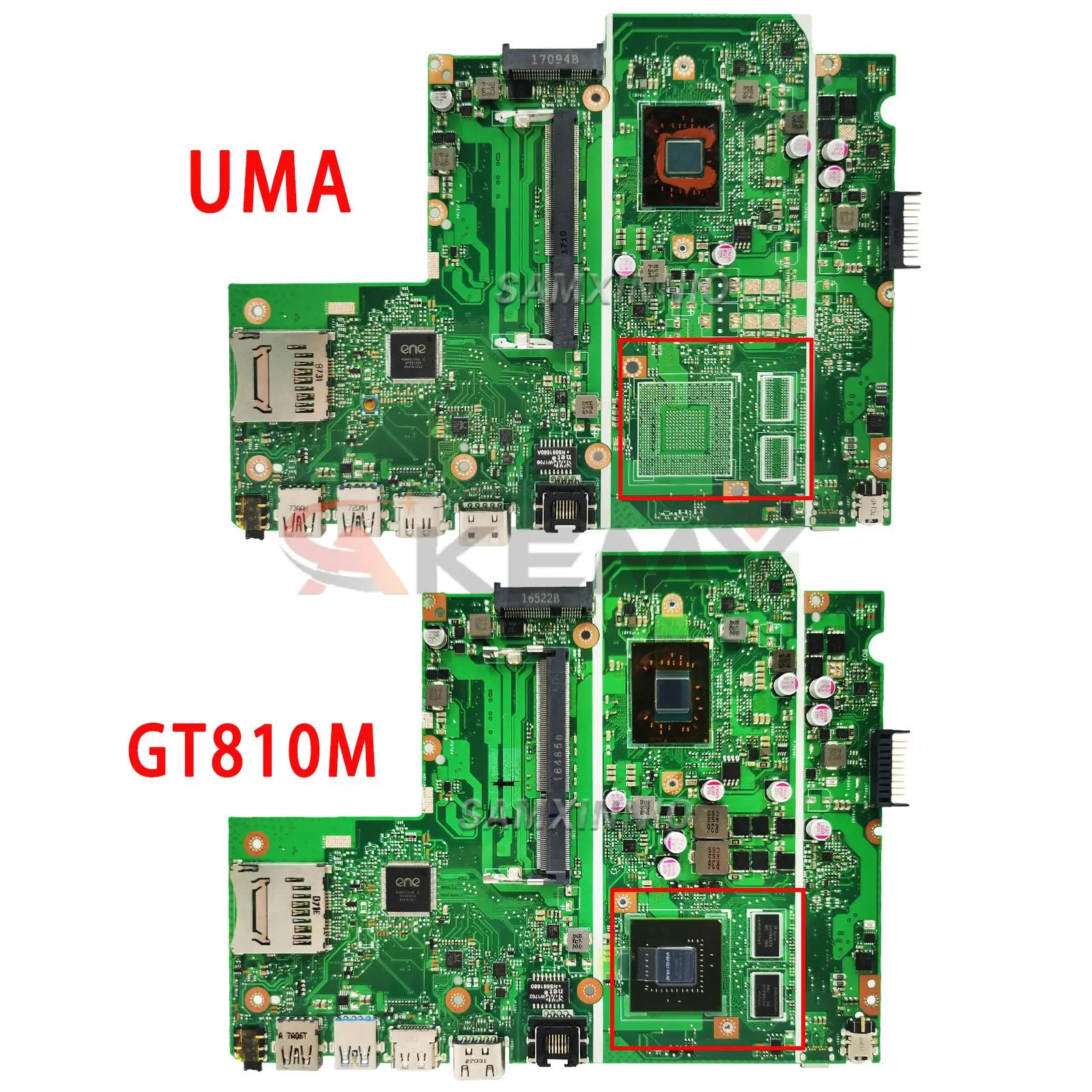 Placa-mãe Portátil X541nc para Asus X541n A541na A541nc R541n F541n com N4200 N3350 Gt810m 100 Teste - Imagem 3