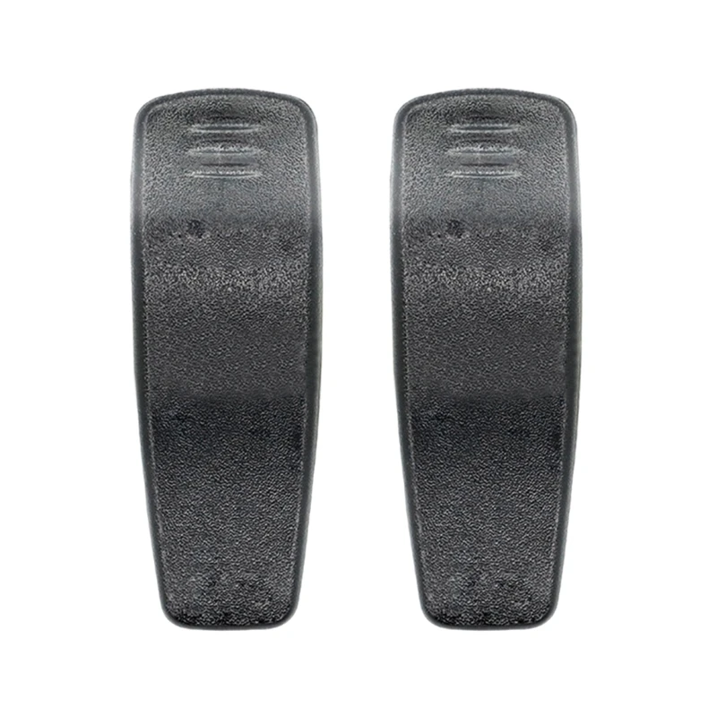 

Portable Walkie Talkie Belt Clips, Black Plastic Clamp Clip PMLN4743 Replacement Radio Back Clamp