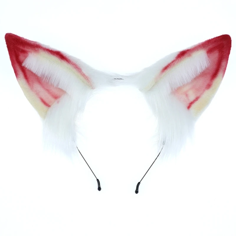 

Plush Cat Ear Headband Cosplay Costume Hairhoop Party Props Headpieces Masquerade Headdress Girl Animation Accessories