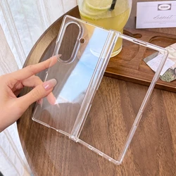 Premium Transparent Acrylic Shockproof Case with Full Protection and Clear Hinge Design - Galaxy Z Fold 8 Ultra (Clear)