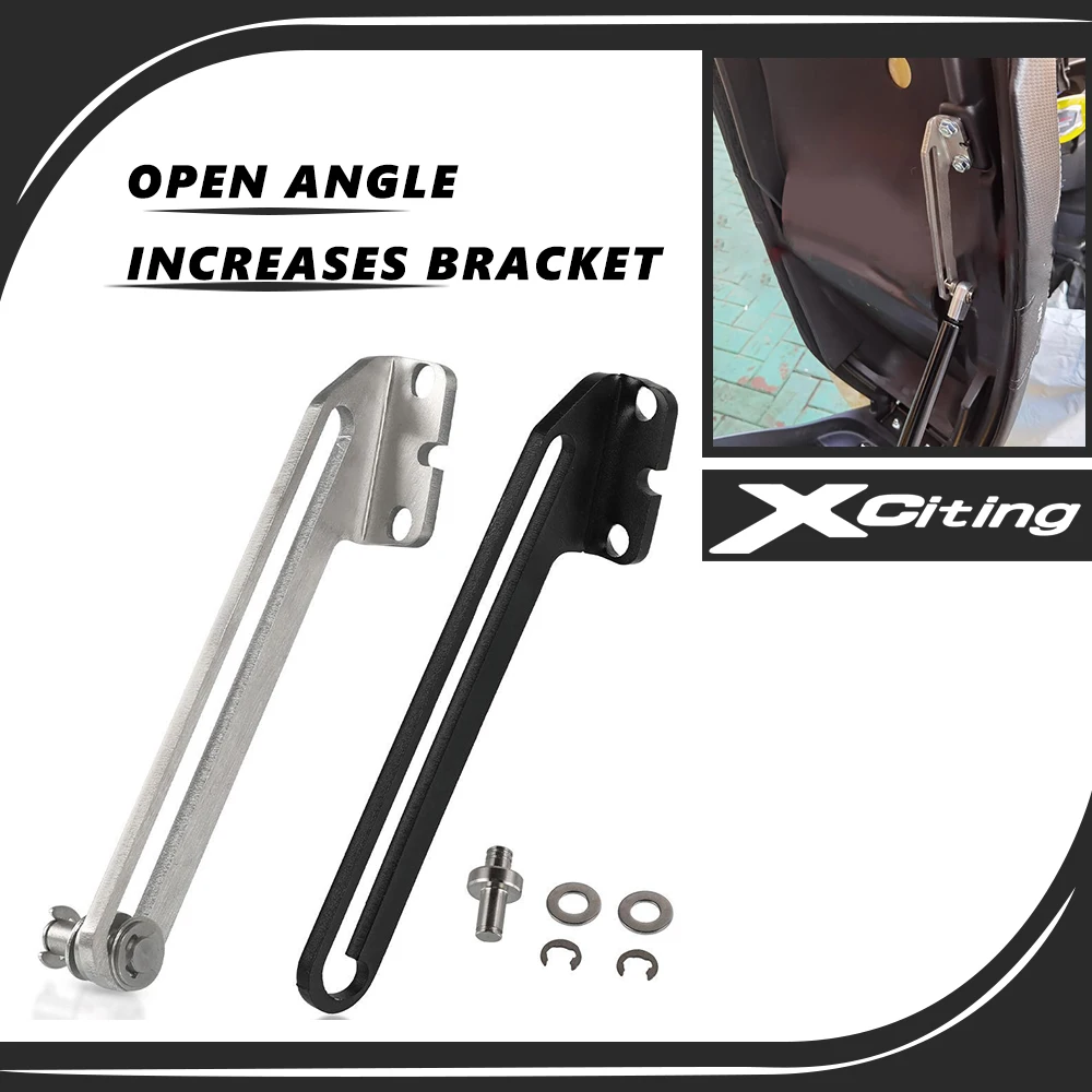 

Motorcycle Scooter Seat Stopper Tracks Parts Open Angle Increases Bracket For KYMCO Xciting R250Fi 300 Downtown 300i 350i