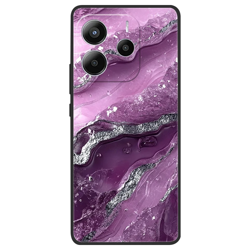 Marble Painting Pattern Soft Silicone Anti-Drop Phone Case