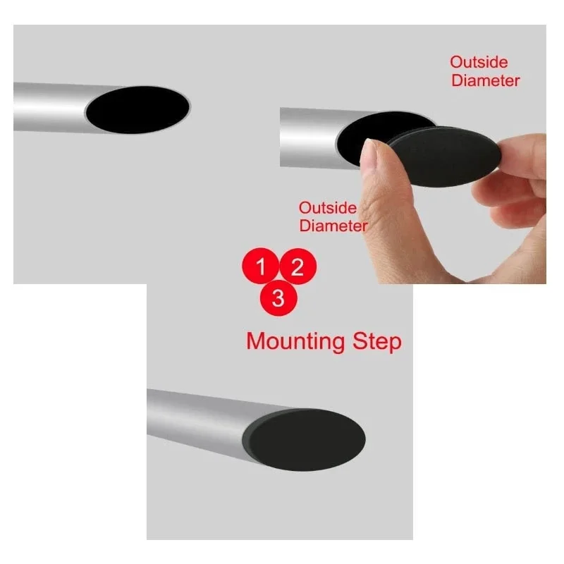Pipe Plugs Chair Leg Caps Chair Leg Protector Furniture Foot Protector Furniture Leg Caps Furniture Leg Pads Furniture Foot Pads Rubber Furniture Feet Pads Furniture Feet 8pcs olive tube plug pipe Blanking End Cap Non-slip Table Foot Dust Cover chair leg Socks Floor Protector Pad