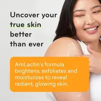 Lotion corporelle AmLactin Daily Nourish à 12 % d'acide lactique – Exfoliante et hydratante, améliore le teint terne pour les peaux sèches avec de la vitamine C 3