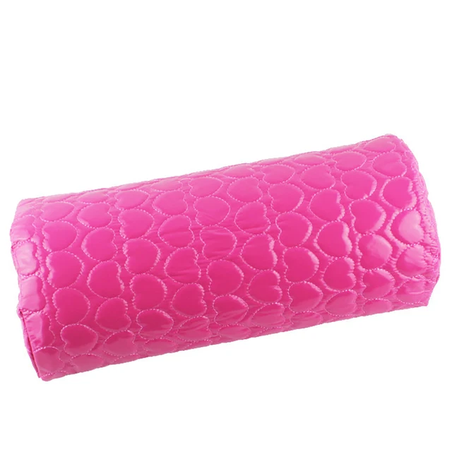Soft Hand Rest for Nail Arm Pillow Stand for Manicure Table Mat Cushion Palm Rest Sponge Holder Desk Professional Equipment Tool rose red