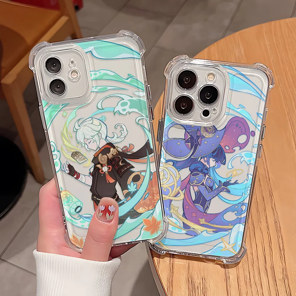 Genshin Impact Themed Protective Phone Case - Durable Fall Cover