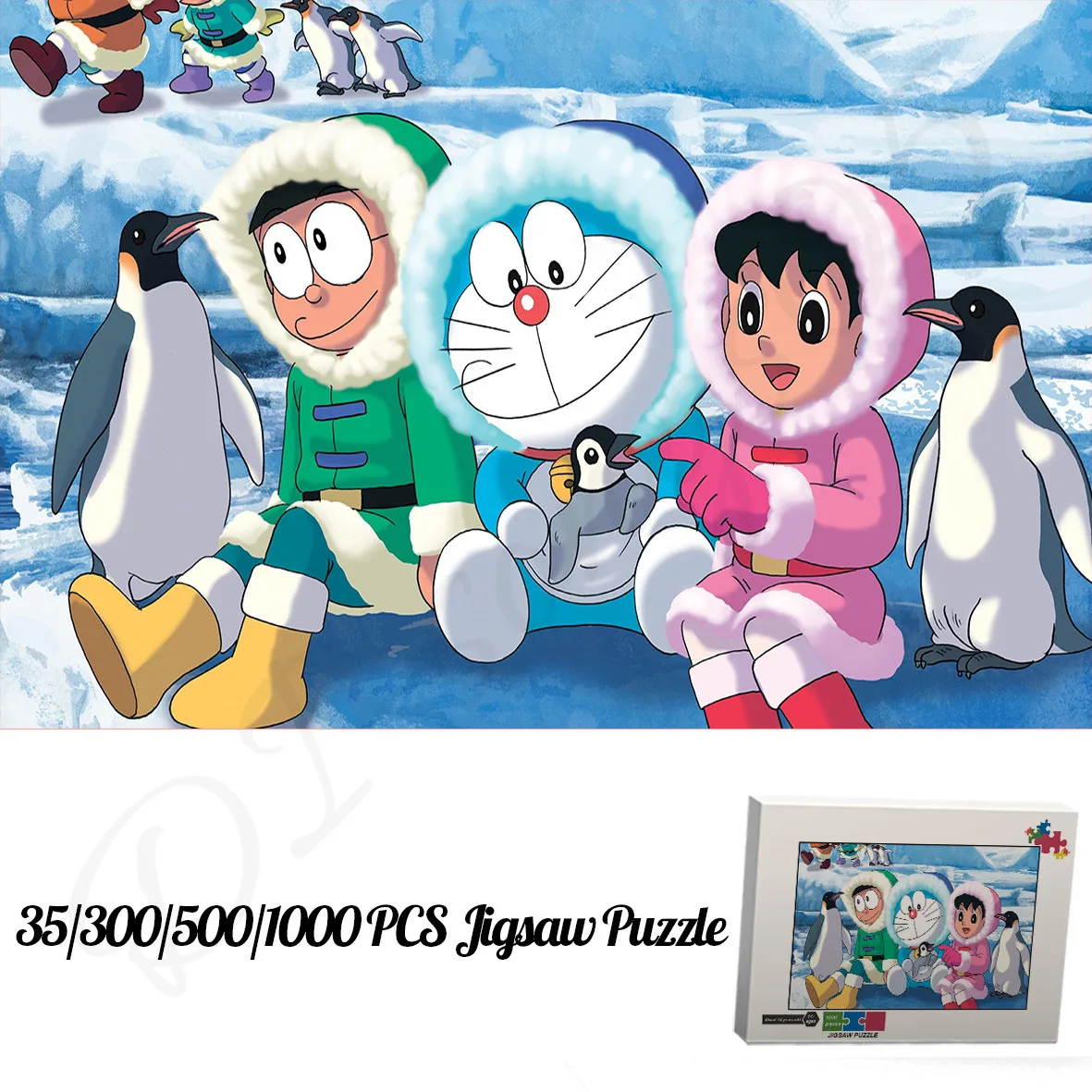 DoraemonNobitasIcyAntarcticAdventureJigsawPuzzlesBandai