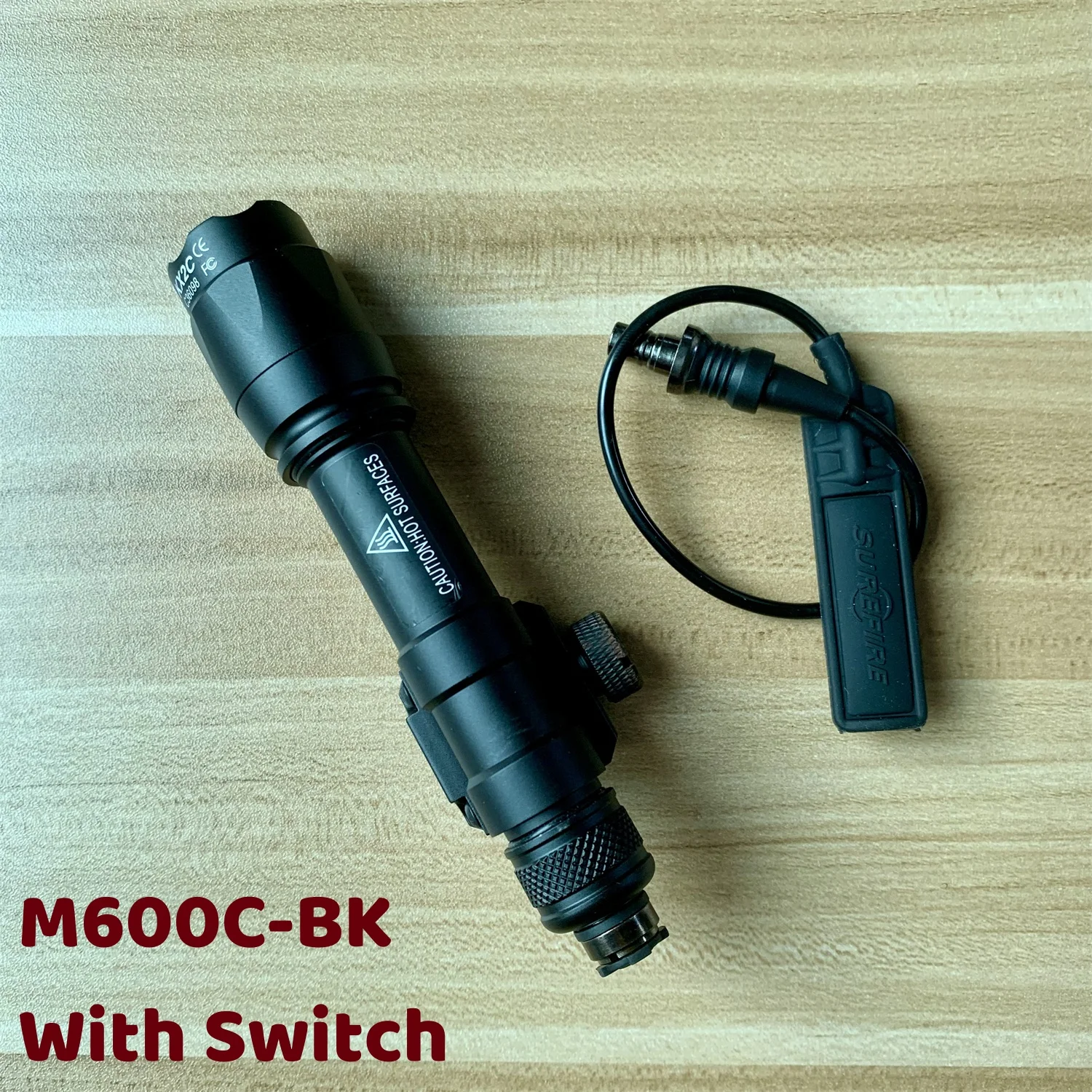 Tactical Rifle and Pistol Scout Light with Picatinny Rail Attachment