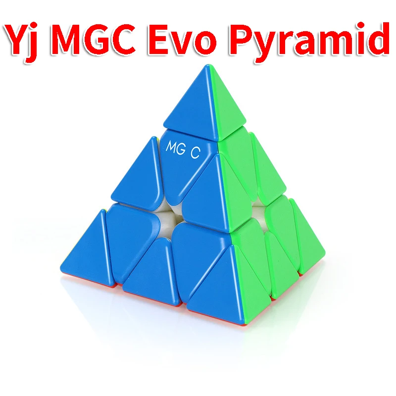 

YJ Spreedcube Triangle MGC EVO Pyramid Piramix Magnetic YongJun Piraminx Piramid Cube Smooth 4 Colors Children Toy 5 to 10 Years