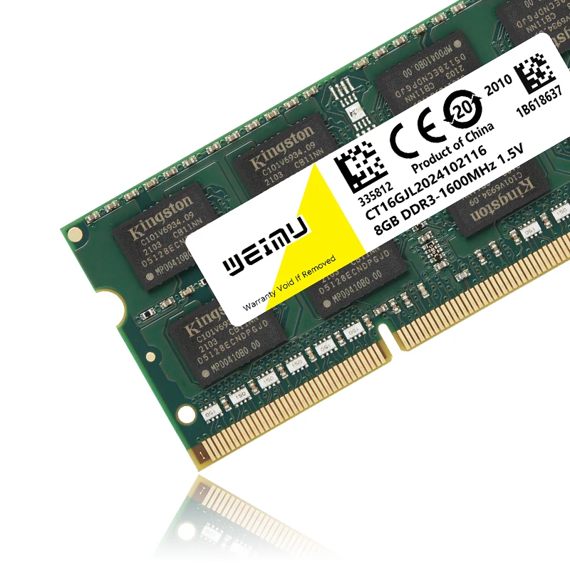 thumbnail image 5 of Memoria RAM DDR3 DDR3L para computadora portátil, 4 GB, 8 GB, 1066, 1333, 1600 Mhz, PC3, 1,5 V, PC3L, 1,35 V, 8500, 10600, 12800, 204 pines, SODIMM, 5 of 5