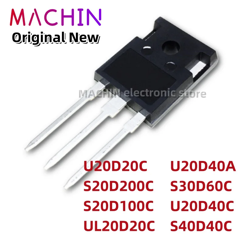 

1pcs U20D20C S20D200C S20D100C UL20D20C U20D40A S30D60C U20D40C S40D40C TO247 MOS FET TO-247
