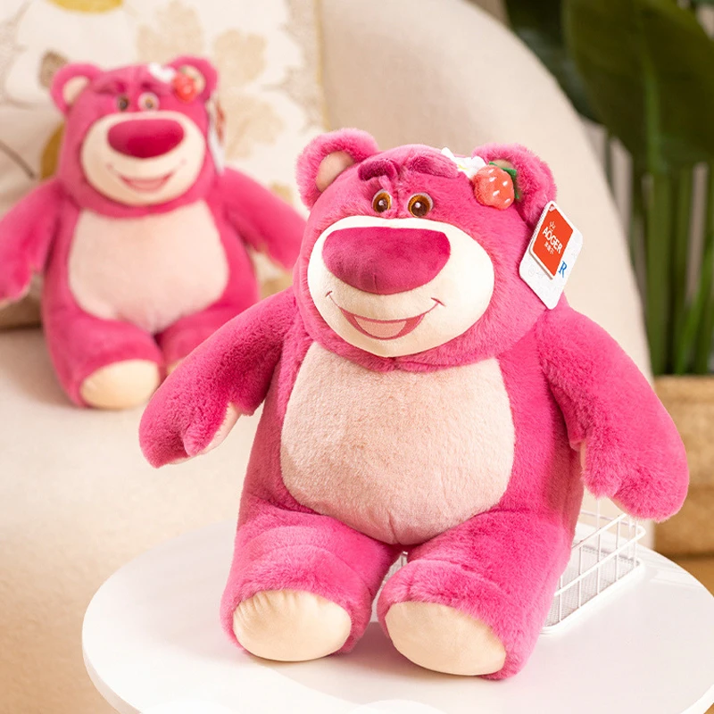 

Miniso Disney Lotso Bear Plush Toys Festival Holiday Gift Sofa Plush Pillowstuffed Dolls Birthday Gift For Children Boys Girls