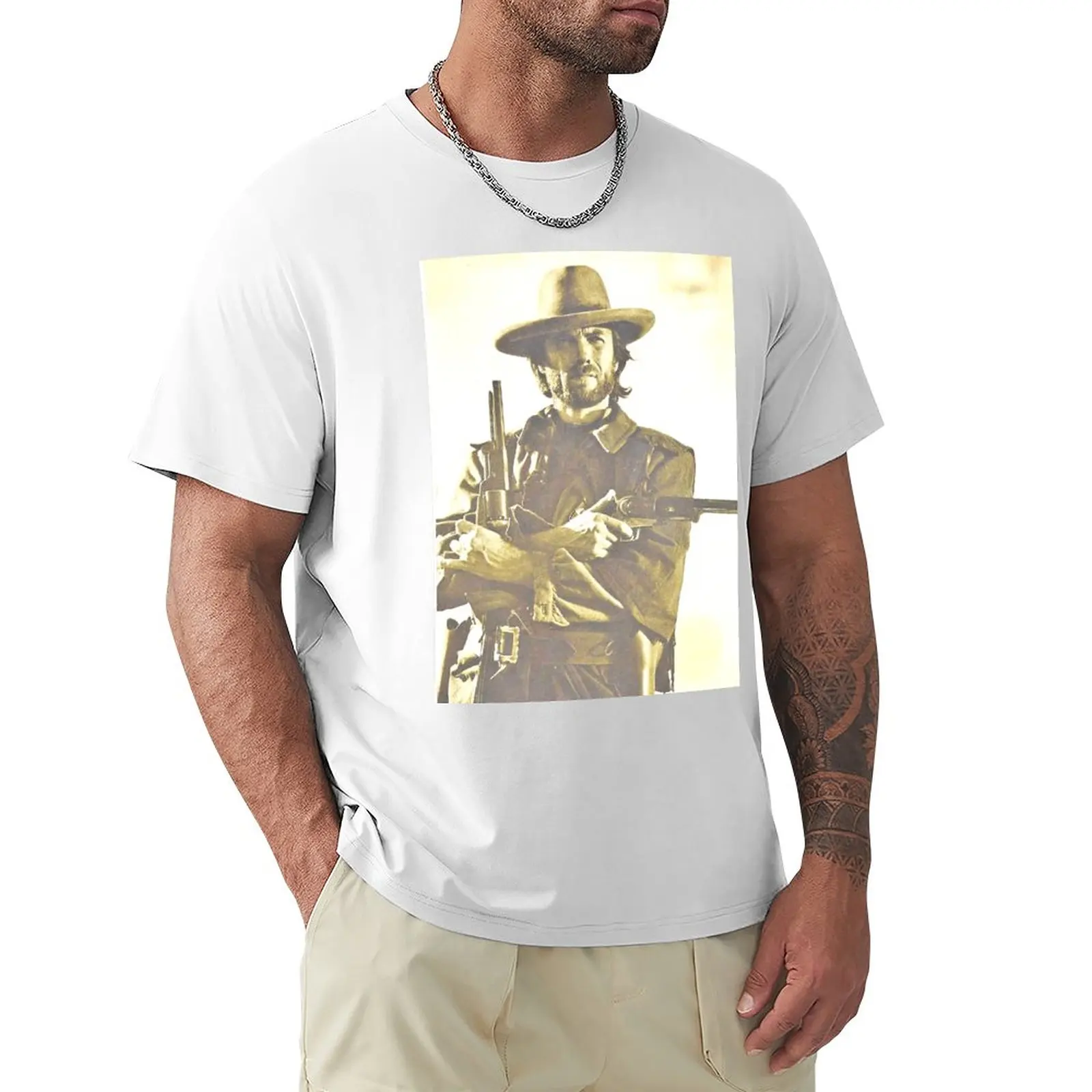 

CLINT EASTWOOD T-Shirt customs design your own blanks mens clothes