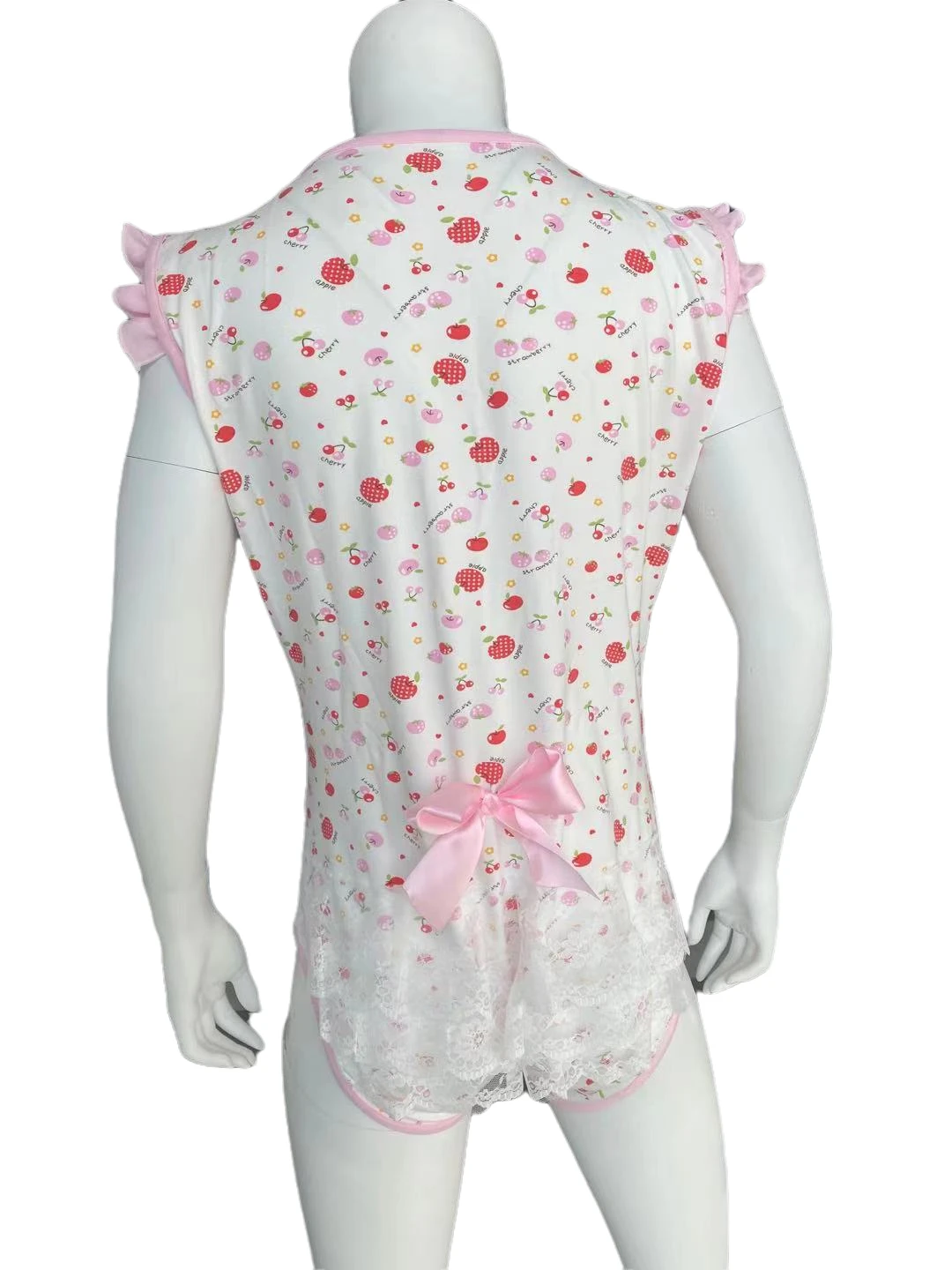 1 pcs * Adult Baby Diaper Lover Onesie Snap Crotch Romper Bodysuit ,ZPYD02-2