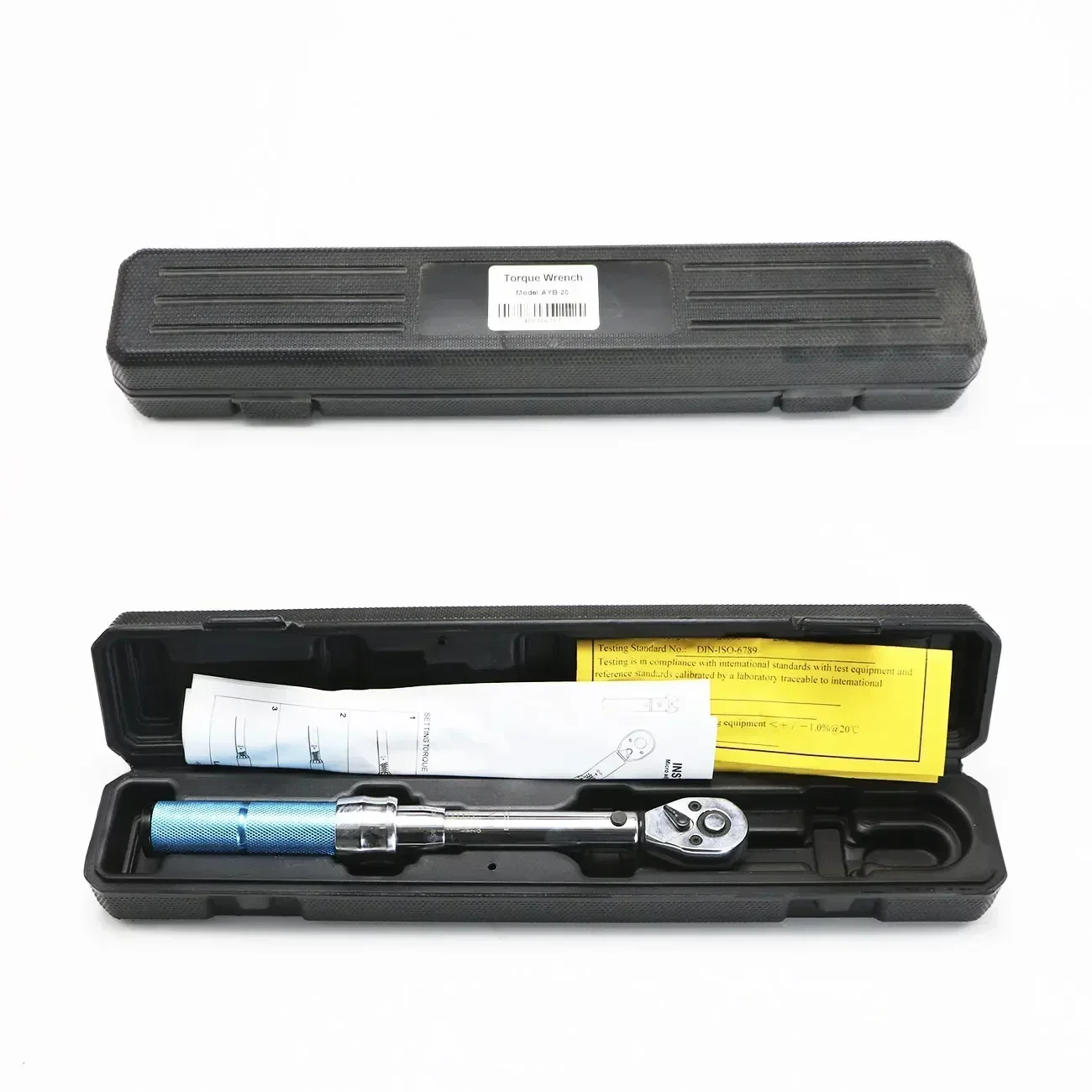 SHAHE Adjustable Torque Wrench Bicycle Repair Tools 1/4''3/8''1/2'' Bike Repair Spanner Hand Tool Set